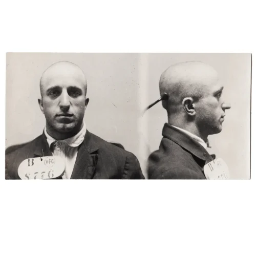 Original 1860s Mugshot Photograph 8776