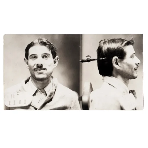 Original 1860s Mugshot Photograph