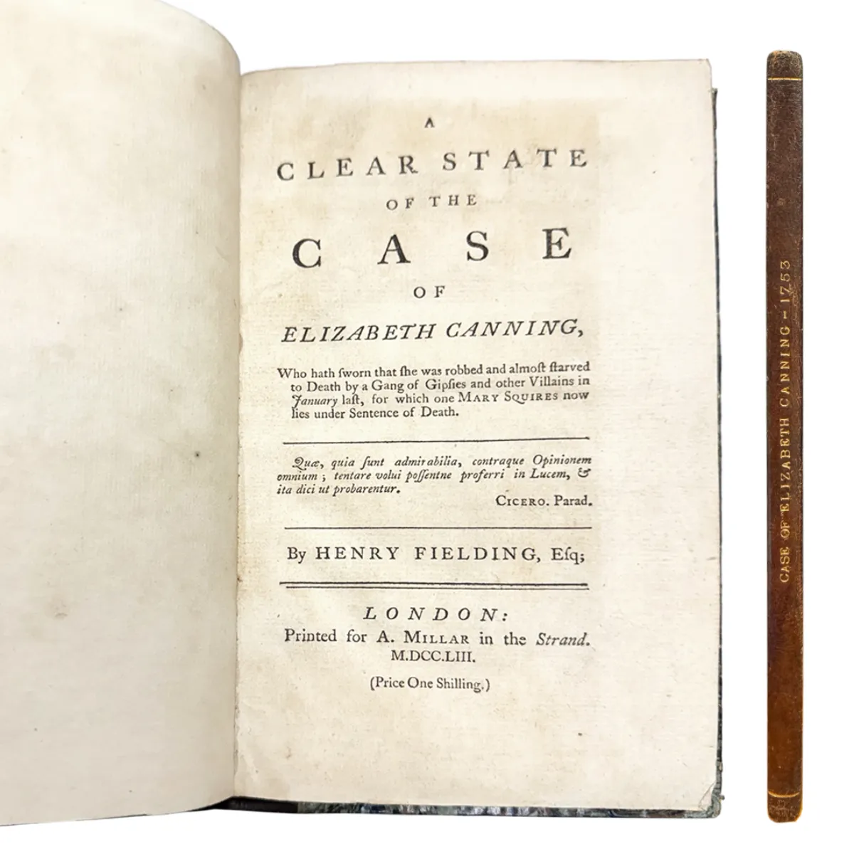 1753 True Crime Robbed and Starved by Gypsies and Villains