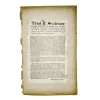 1822 Broadside Trial & Sentence of Execution for Violating a Young Girl