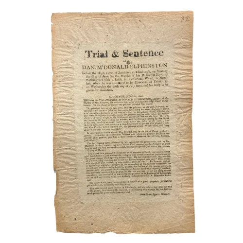 TC0231 1824 Broadside Execution and Dissection of Body
