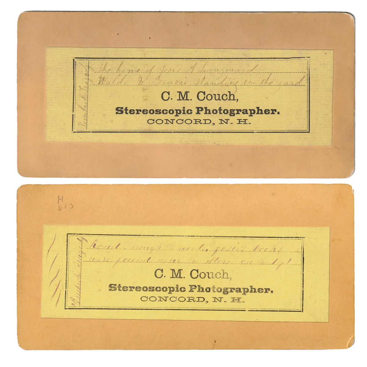 1875 Original CDV and Two StereoviewJosie Langmaid Murdered
