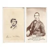 Original 1867 CDV Photographs of Murderer Samuel Mills and His Victim George Maxwell