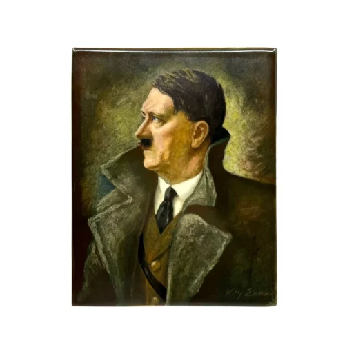 Extremely Rare Rosenthal Porcelain Hitler Plaque
