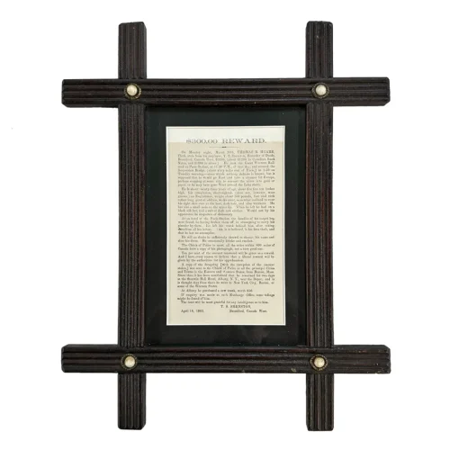 1863 0 Reward Wanted Poster Brantford Canada West
