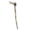 TC0485 Canadian Murderer and Doomsday Cult Leader Moïse & The Ant Hill Kids Signed Carved Walking Stick Notorious