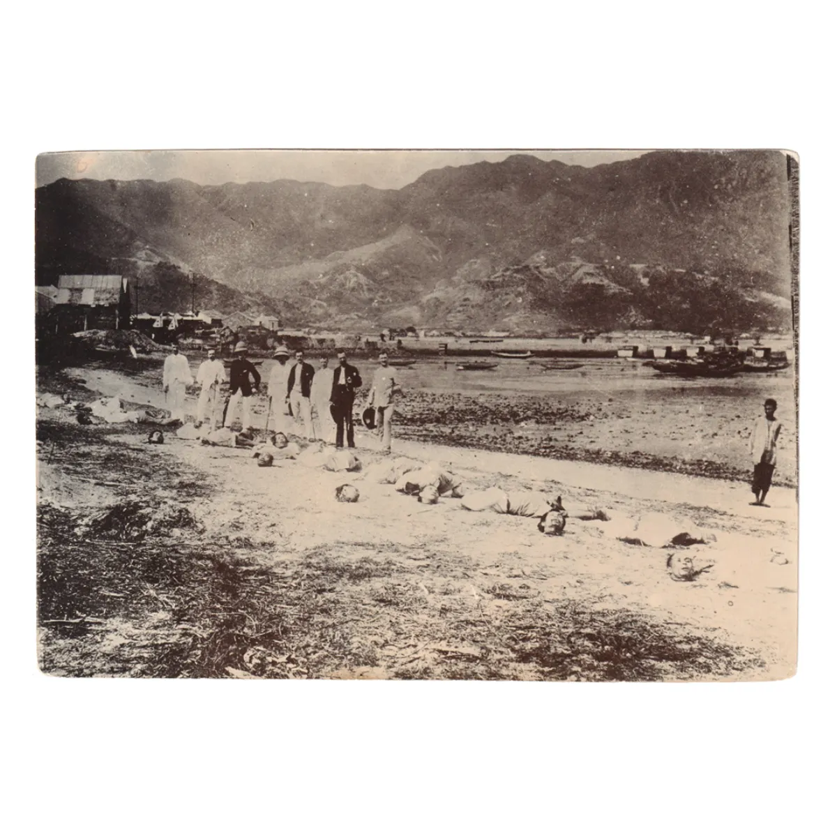 1891 Pirates Executed at Kowloon Original Photo