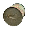 VVT0034 Beautiful Antique Victorian Seaside Sand Pail Lithograph Tin Bucket